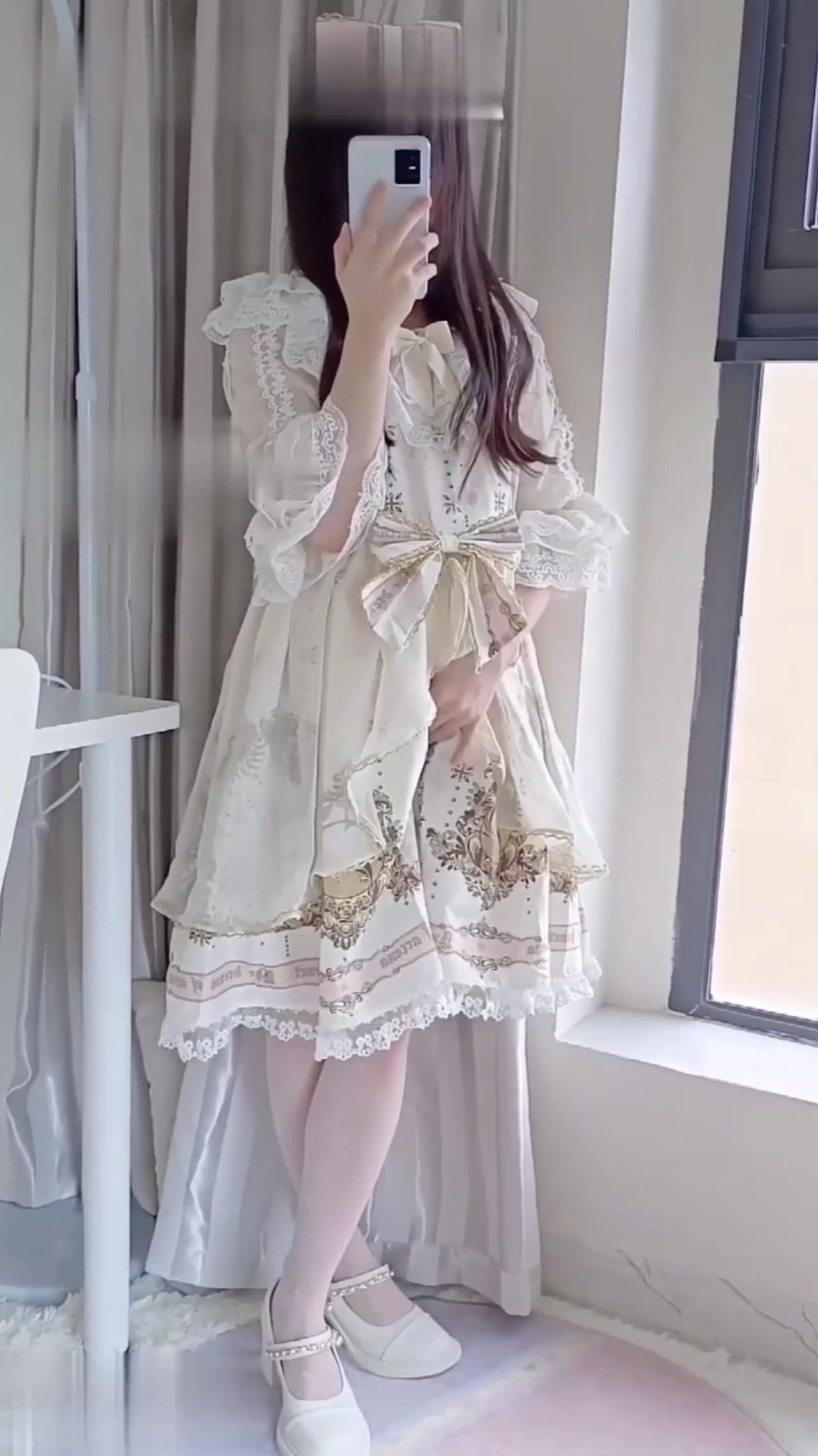 白丝jk小姐姐，冰吊自慰出白浆#萝莉