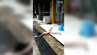 新事件 东北女孩裸体在大街上 说她在睡觉 真逗