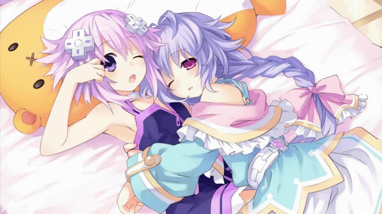 Yuri Neptune x Plutia [CM3D2]  Hyperdimension Neptunia